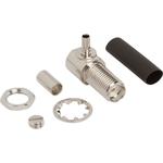 Conn SMA 0Hz to 12.4GHz 50Ohm Crimp RA Panel Mount RCP Gold Bag