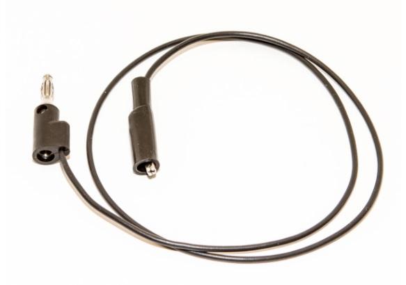 Mueller Electric-BU-2031-A-24-2 Prüf- und Messzubehör Alligator Clip, Miniature, Insulated To Banana Plug, Single, Stackable
