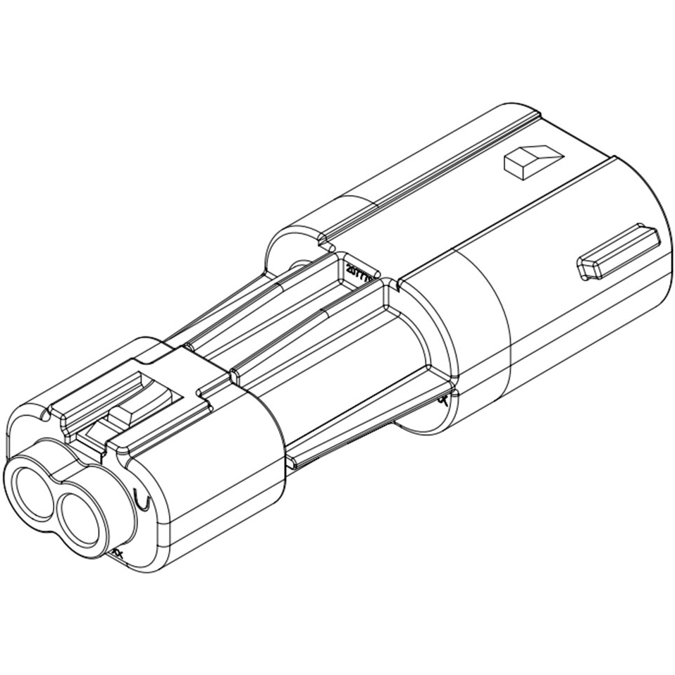 Molex-2077780104 Einzeladersteckverbinder, Gehäuse Conn Housing PL 4 POS 3.6mm Crimp ST Cable Mount Red Squba Bag