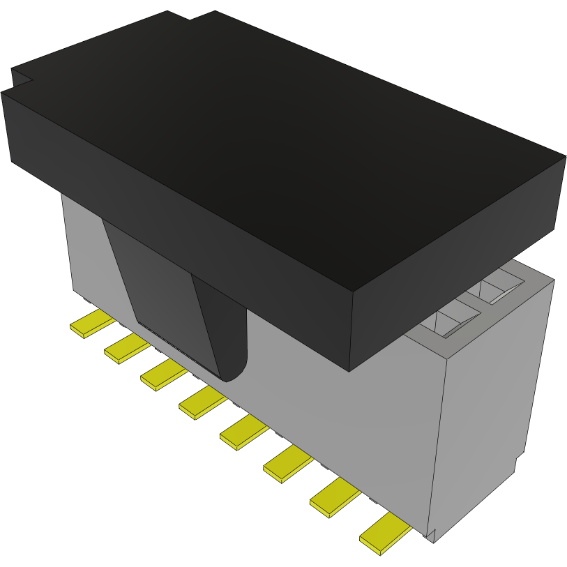 Samtec-SFMC-108-02-H-D-P-TR Steckverbinderleisten und Leiterplattenbuchsen Conn Socket Strip SKT 16 POS 1.27mm Solder ST Top Entry SMD T/R
