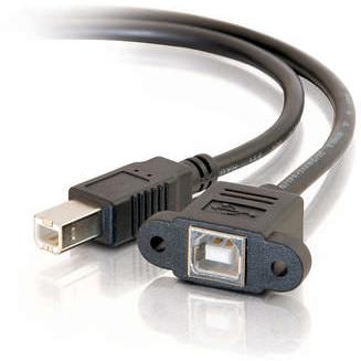 Legrand-28073 Cable Assembly USB 2ft Panel-Mount USB 2.0 B Female to B Male Cable