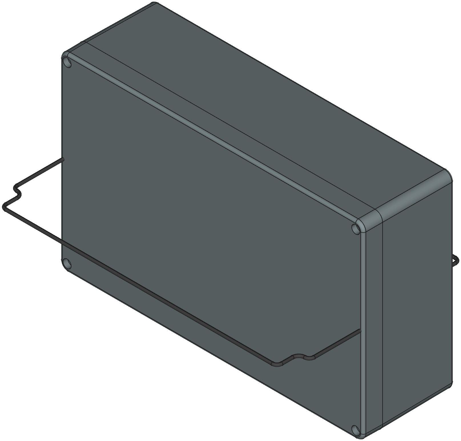 Hammond Manufacturing-1590ZGRP243  Gray Fiberglass Polyester Wall Mount Watertight Enclosure