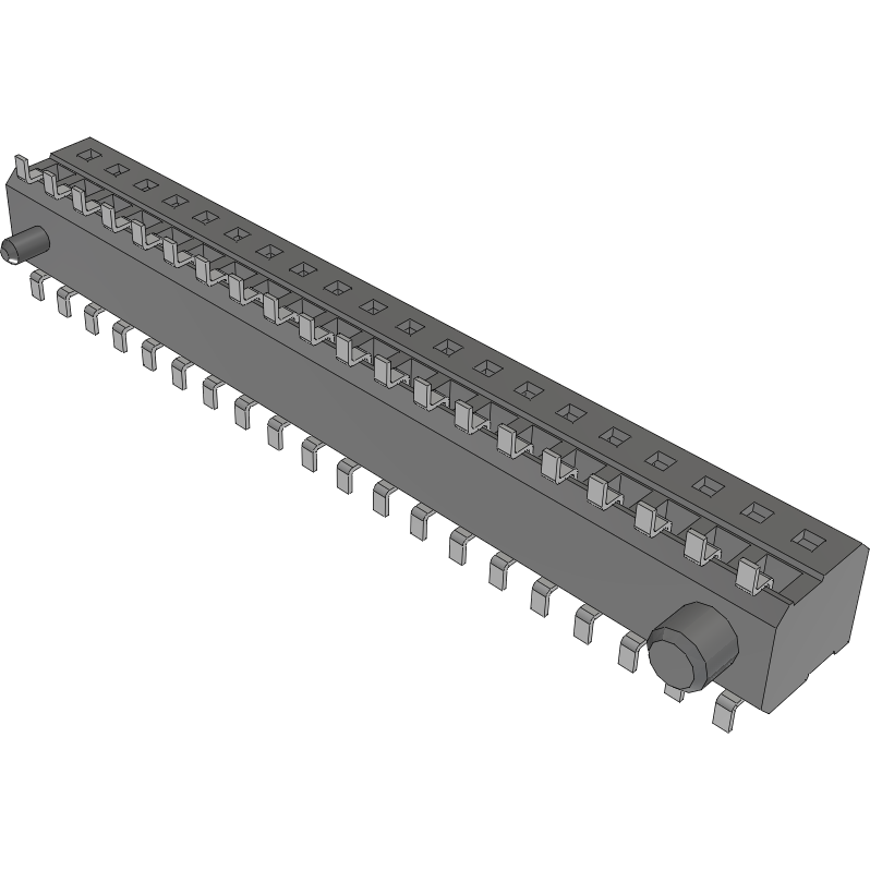 Samtec-CLP-120-02-L-DH-A-TR Piastre connettori e prese PCB Conn Socket Strip SKT 40 POS 1.27mm Solder RA Side Entry SMD TIGER CLAW™ T/R