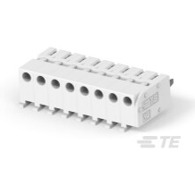 TE Connectivity-2319461-8 Steckverbinder, Klemmenblöcke Conn Barrier Strip 8 POS 5mm Clamp DIN Rail 5A/Contact