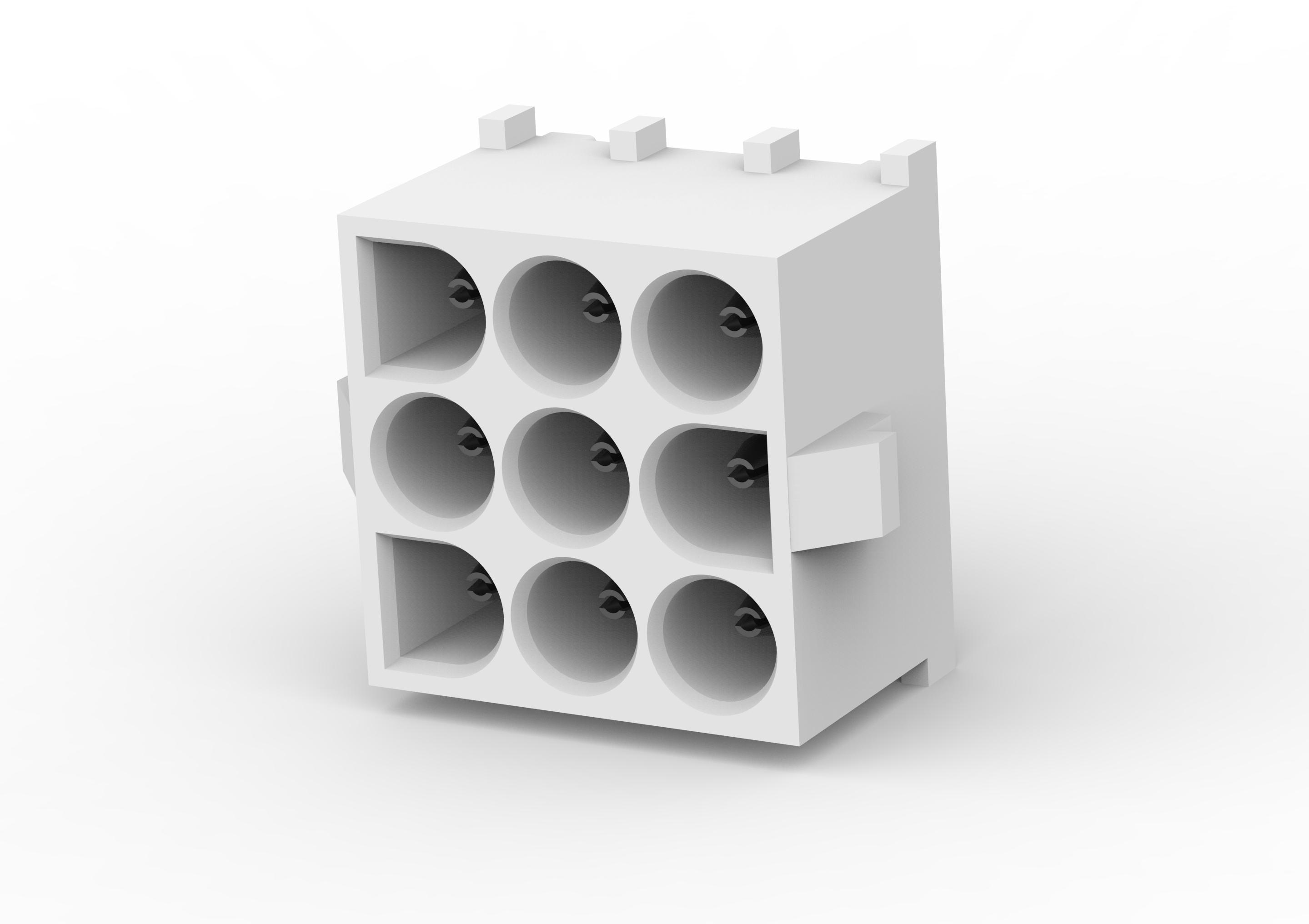 TE Connectivity-1586091-1 Steckverbinderleisten und Leiterplattenbuchsen 09P UMNL Pin Header No Drain Holes