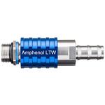 Amphenol-SQD06-SBDN-PAFM-BE001 热量管理配件 Thrml Mgmt Access Liquid Cooling Socket Blue Staniless Steel