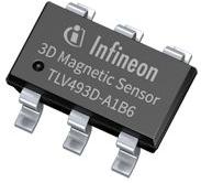 Infineon Technologies AG-TLV493DA1B6HTSA2 Sensoren zur Weg- und Winkelmessung Rotary Position Sensor 3.5V Digital Output 6-Pin TSOP T/R