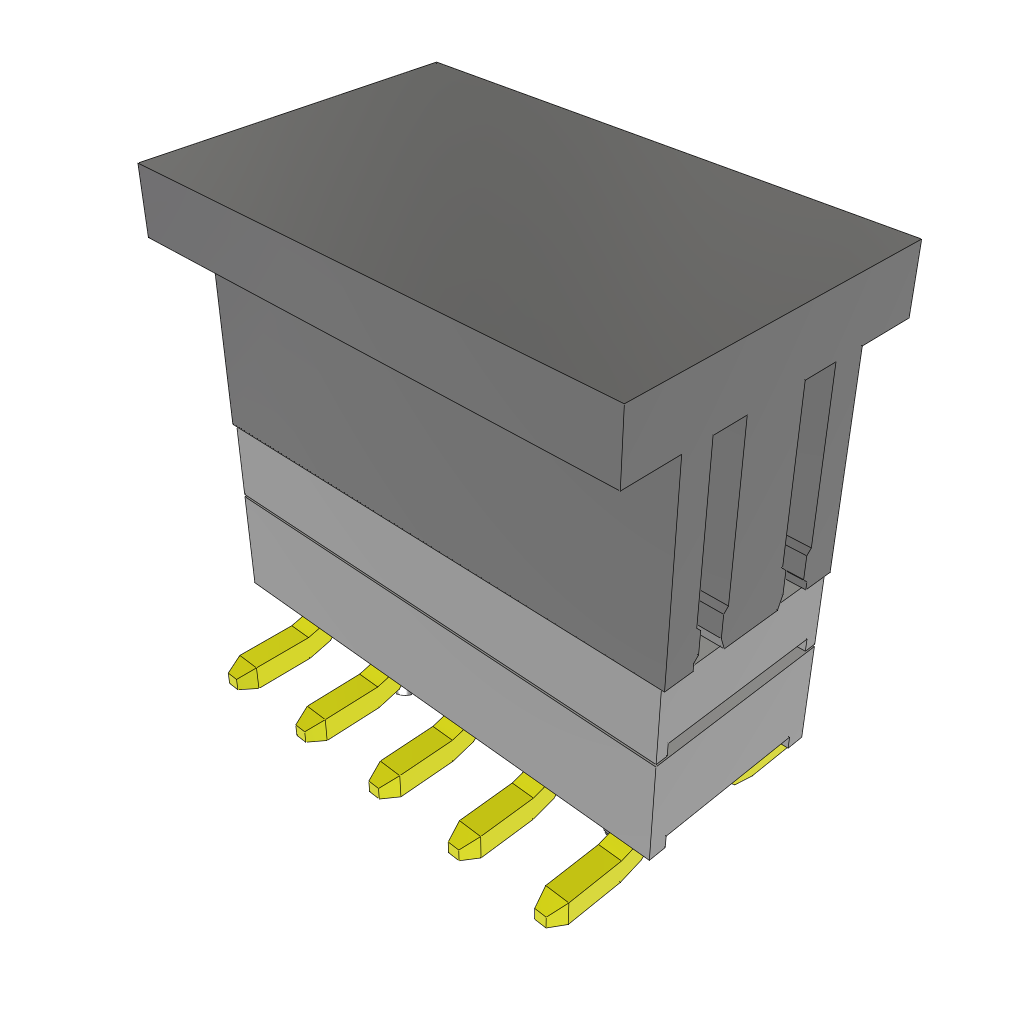 Samtec-TW0502-L-D-190-SM-A-P-TR Piastre connettori e prese PCB Conn Board Stacker HDR 10 POS 2mm Solder ST Top Entry SMD T/R