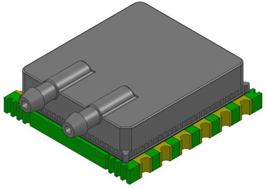 All Sensors Corporation-AUAV-L30D-M25125-RR-N 板上贴装压力传感器 Board Mount Pressure Sensor -30inH2O to 30inH2O/250mbar to 1250mbar Absolute/Differential 12-Pin SMD Module