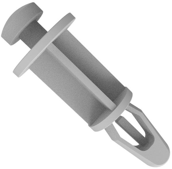 RAF Electronic Hardware-30486-N PCB 间隔圈和支撑 Spacer Circuit Board Support -Key Slot-Locking Bayonet 10.2mm-OD 3.2mm-LG Nylon