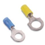 Thomas & Betts-MS25036-106 连接器端子 Ring Terminal 14-18AWG Copper Blue 18.79mm Tin