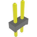 Conn Unshrouded Header HDR 2 POS Solder ST Top Entry Thru-Hole Bulk