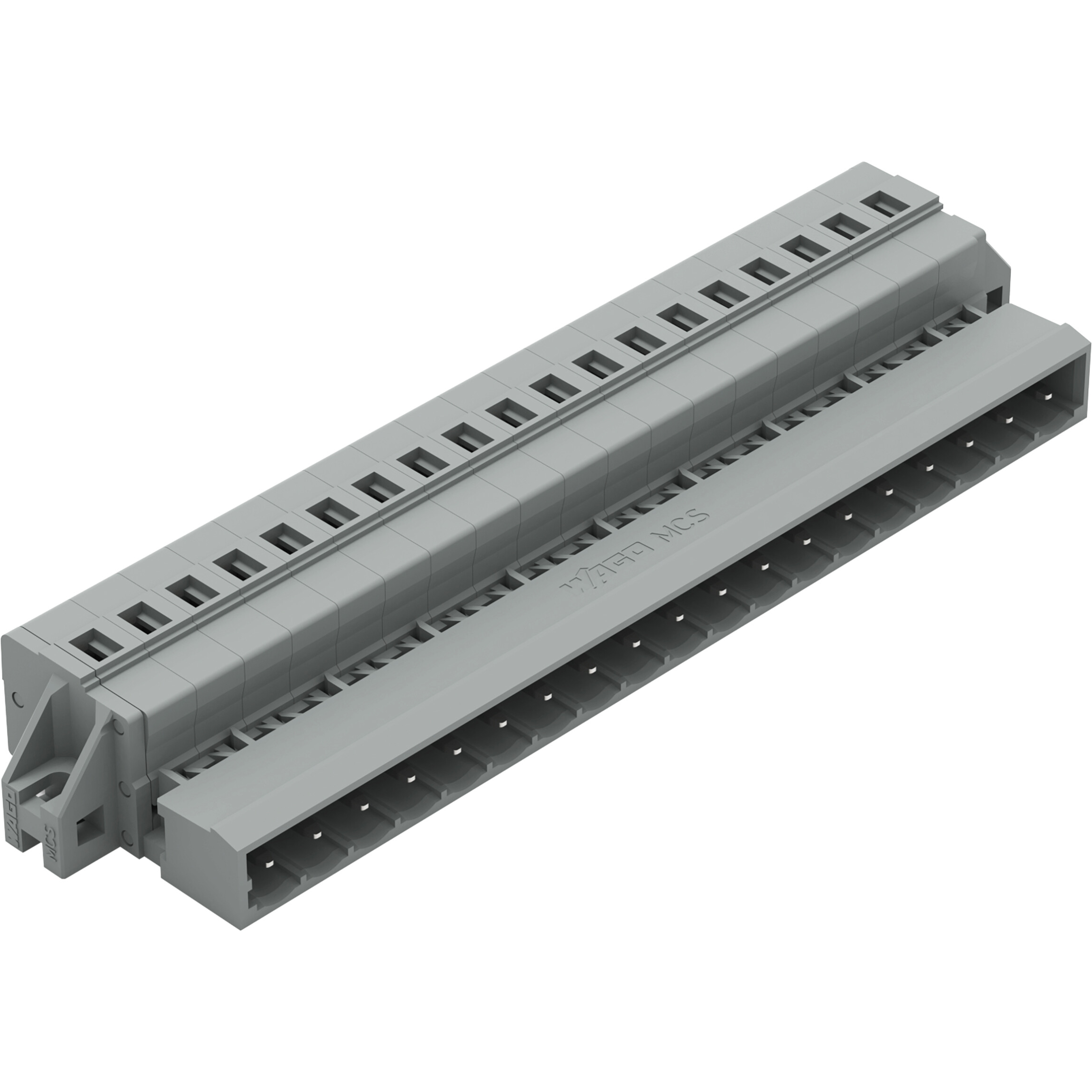 WAGO-231-619/019-000 Blocchi terminali connettore 1-Conductor Male Connector, clamping collar, 2.5 mm2, Pin spacing 5 mm, 19-pole