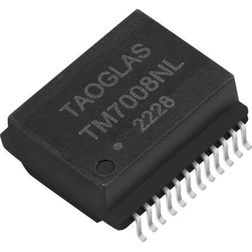 taoglas-TMJK6064A9NL | RJ45 Integrated Connectors Telecomunicaciones y teléfono del conector Conn RJ-45 F 8 POS 1.02mm Solder RA Thru-Hole 20 Terminal 1 Port Tray