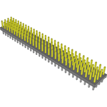 Conn Unshrouded Header HDR 120 POS 2mm Solder ST Top Entry Thru-Hole Bulk