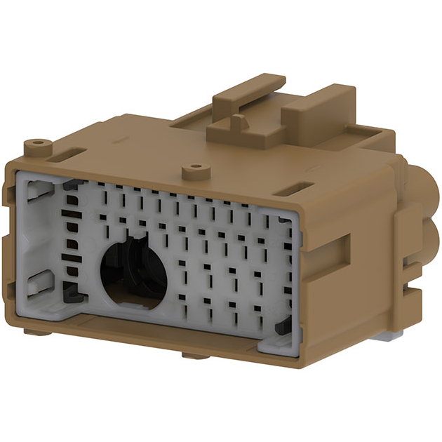 Molex-2159580416 Connector Discrete Wire Housing Conn Housing PL 32 POS 2.5mm/2.75mm/3.5mm Crimp ST Cable Mount Brown MX-DaSH Carton