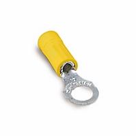 Thomas & Betts-RC334ML Terminales del conductor Nylon Insulated Expanded Entry Ring Terminal, Yellow, Copper, Tin Plated