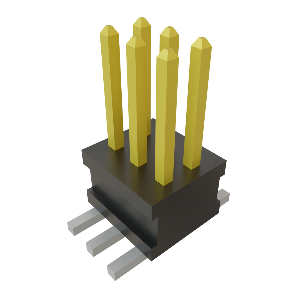 Samtec-FTSH-103-05-L-DV-A Steckverbinderleisten und Leiterplattenbuchsen Conn Unshrouded Header HDR 6 POS 1.27mm Solder ST Top Entry SMD TIGER CLAW™ Layer