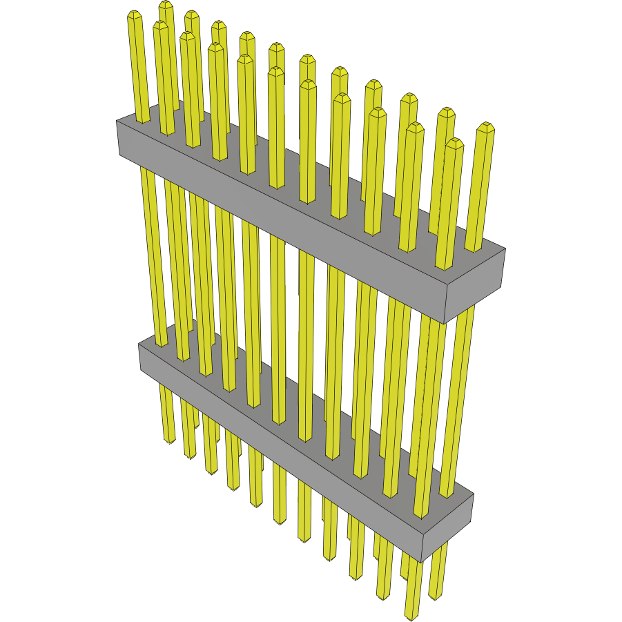Samtec-TW-11-12-G-D-650-230 Steckverbinderleisten und Leiterplattenbuchsen Conn Board Stacker HDR 22 POS 2mm Solder ST Thru-Hole Bulk