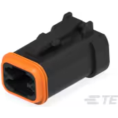 TE Connectivity-DT06-4S-CE05 Connector Discrete Wire Housing Conn Housing PL 4 POS Crimp ST Cable Mount Black Box