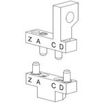 Schroff GmbH-CCKP01-ZD-2 Steckverbinderzubehör Connector Accessories Coding Key Straight Aluminum Alloy/Austenitic Stainless Steel Clear Gold VITA 1.6