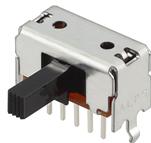 ALPS ALPINE CO., LTD-SSSF125800 Switch Slide Switch Slide DP3T Extended Side Slide 0.1A 30VDC 10000Cycles PC Pins Bracket Mount/Through Hole Bulk