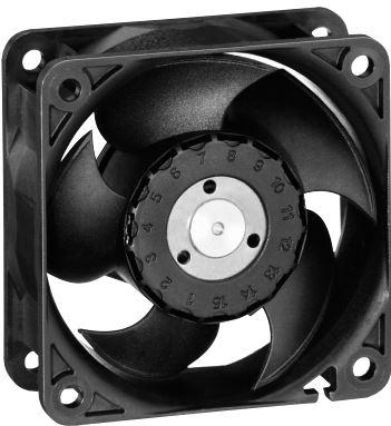 ebm-papst-624/37HH Compressori e ventole DC Fan Axial Ball Bearing 24V 18V to 28V 33CFM 43dB 60 X 60 X 25.4mm