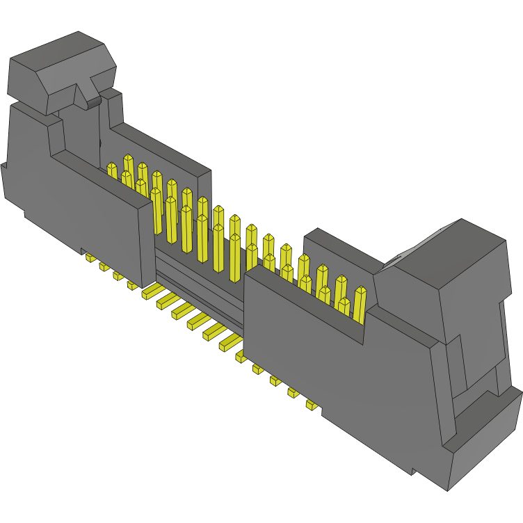 Samtec-FTSH-115-01-H-DV-EJ Piastre connettori e prese PCB Conn Ejector Header HDR 30 POS 1.27mm Solder ST Top Entry SMD TIGER CLAW™ Tube