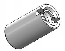 Vicor-18153 Juegos de componentes 0.348 LG Female To Female Connector Kit