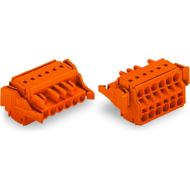 WAGO-231-2315/037-000 连接器接线板 2-Conductor Female Connector, Locking lever, 2.5 mm2, Pin spacing 5.08 mm, 15-pole