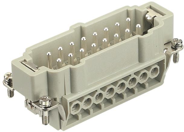 HARTING-09360162601 Connettore rettangolare Conn Rectangular M 16 POS Screw ST Panel Mount