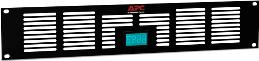American Power Conversion-ACAC40000  RACK AIR DISTRIBUTION,NetShelter 2U Vent Panel with Temperature Display for 2U Rack Fan Panel