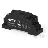 TE Connectivity-2071566-4 Relaissockel Relay Sockets Polycarbonate Screw Terminal 10A 250VAC DIN Rail 2Pole