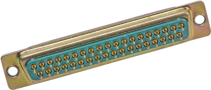 Cinch Connectivity Solutions-M24308/4-5F Steckverbinder, D-Sub Conn D-Sub PIN 50 POS 1.37mm Crimp ST Cable Mount 50 Terminal 1 Port