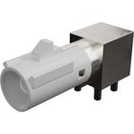 Conn SMB 0Hz to 6GHz 50Ohm Solder RA Thru-Hole RCP Gold Tray