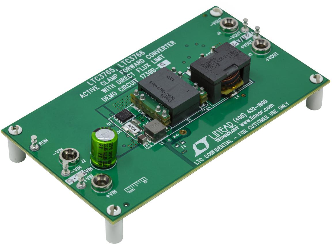 Analog Devices-DC1739B-C Cartes et kits de développement de gestion de la puissance LTC3765EMSE/LTC3766EGN Isolated Demo Board, Forward Converter, 9V ≤ VIN ≤ 36V; VOUT = 12V @ 10A