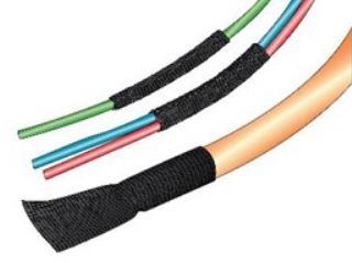 Alpha Wire-FITFAB-3 BK004 热缩管 Heat Shrink Tubing ST Polyethylene/Polyester Black