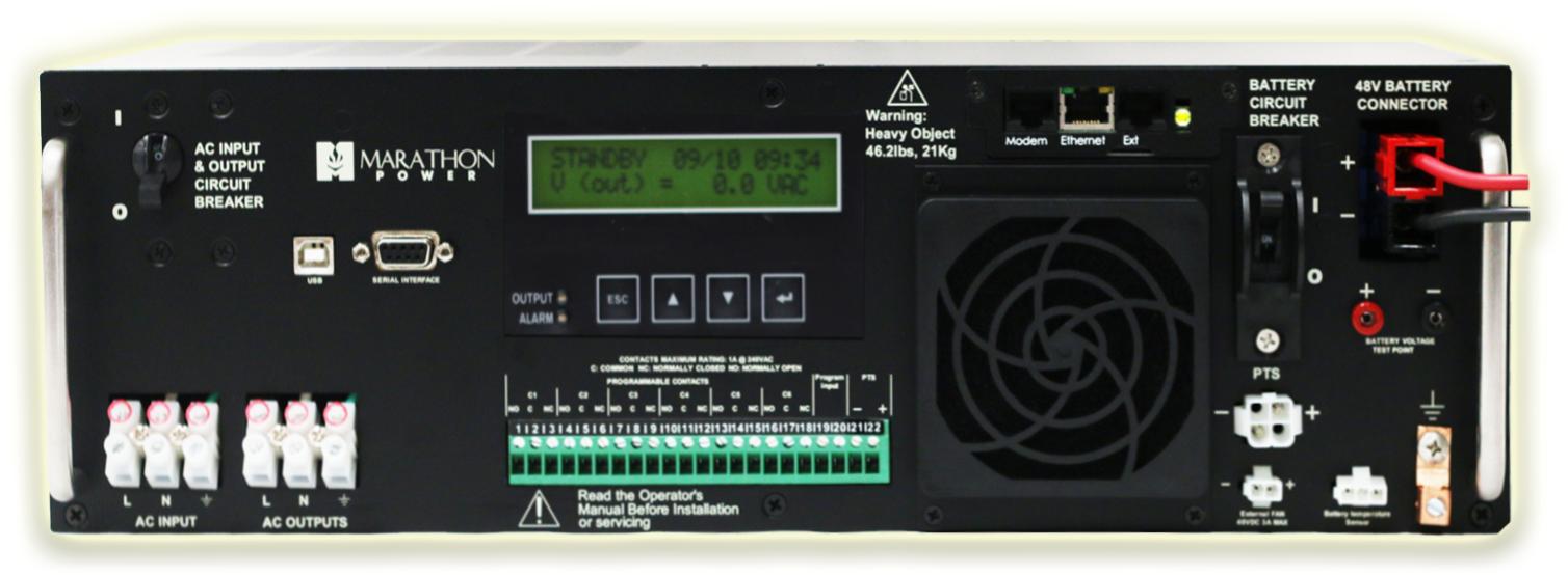 Marathon Power-TRTC-2000-N1 Unterbrechungsfreie Stromversorgung 2000VA 1500W Uninterruptible Power Supply