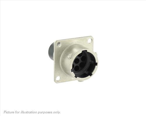 SOURIAU-UT00128PWH Connector Circular Conn Circular PIN 8 POS Crimp ST Wall Mount 8 Terminal 1 Port