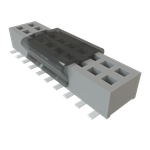 Conn Socket Strip SKT 20 POS 1.27mm Solder ST Bottom Entry SMD TIGER CLAW™ T/R