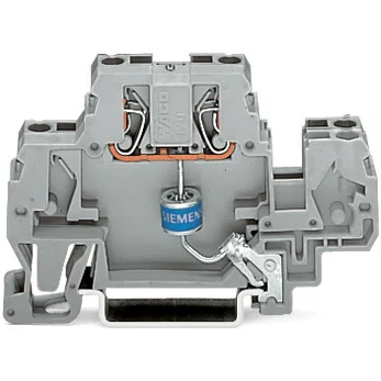 WAGO-870-523/281-580 Steckverbinder, Klemmenblöcke Conn DIN Rail 2 POS T DIN Rail 20A Box