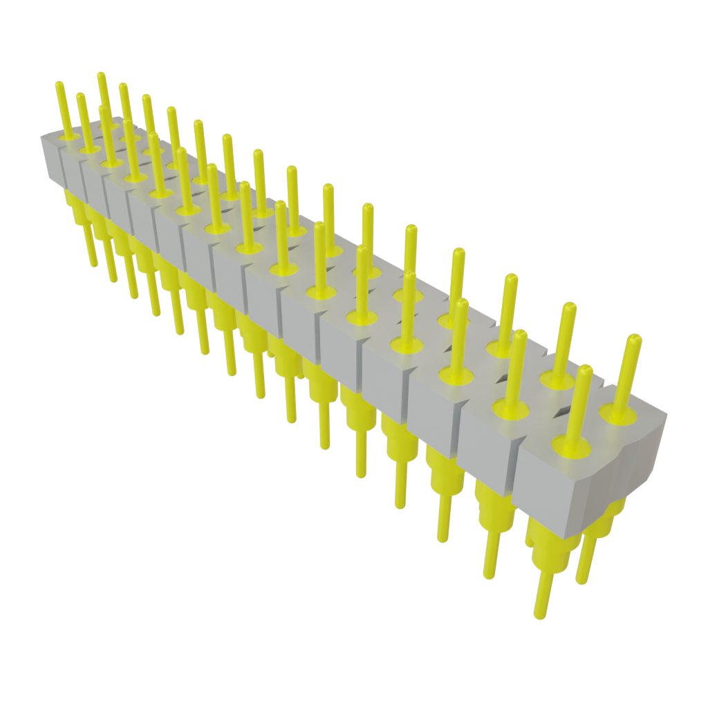 Samtec-BBD-115-G-A Steckverbinderleisten und Leiterplattenbuchsen Conn Unshrouded Header HDR 30 POS 2.54mm Solder ST Top Entry Thru-Hole Tube