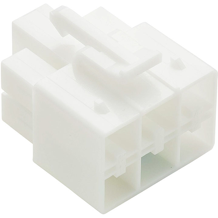 Molex-35151-3619 Einzeladersteckverbinder, Gehäuse Conn Housing F 6 POS 7.3mm Crimp ST Cable Mount Yellow VersaBlade™ Bag