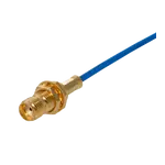 Conn SMA 0Hz to 18GHz 50Ohm Crimp/Solder ST Cable Mount Gold Over Nickel Single