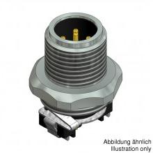 CONEC-43-02113 Steckverbinder, rund Conn M12 Circular M 5 POS Solder ST SMD 5 Terminal 1 Port Bulk