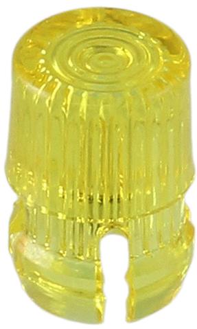 Visual Communications-SML_190_YTP Optische Linsen Round Optical Lens Yellow Transparent Polycarbonate