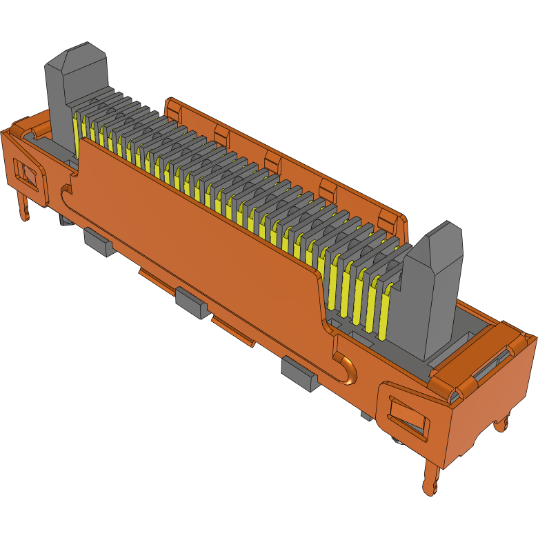 Samtec-ERM8-030-05.0LDVEGPSTR Connector Headers and PCB Receptacles Conn Micro High Speed Terminal Strip HDR 60 POS 0.8mm Solder ST SMD T/R