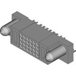 Conn Wire to Board RCP 2Power/24Signal POS (2.54mm/3.81)mm/2.54mm Press Fit ST Top Entry Thru-Hole PwrBlade® Tray