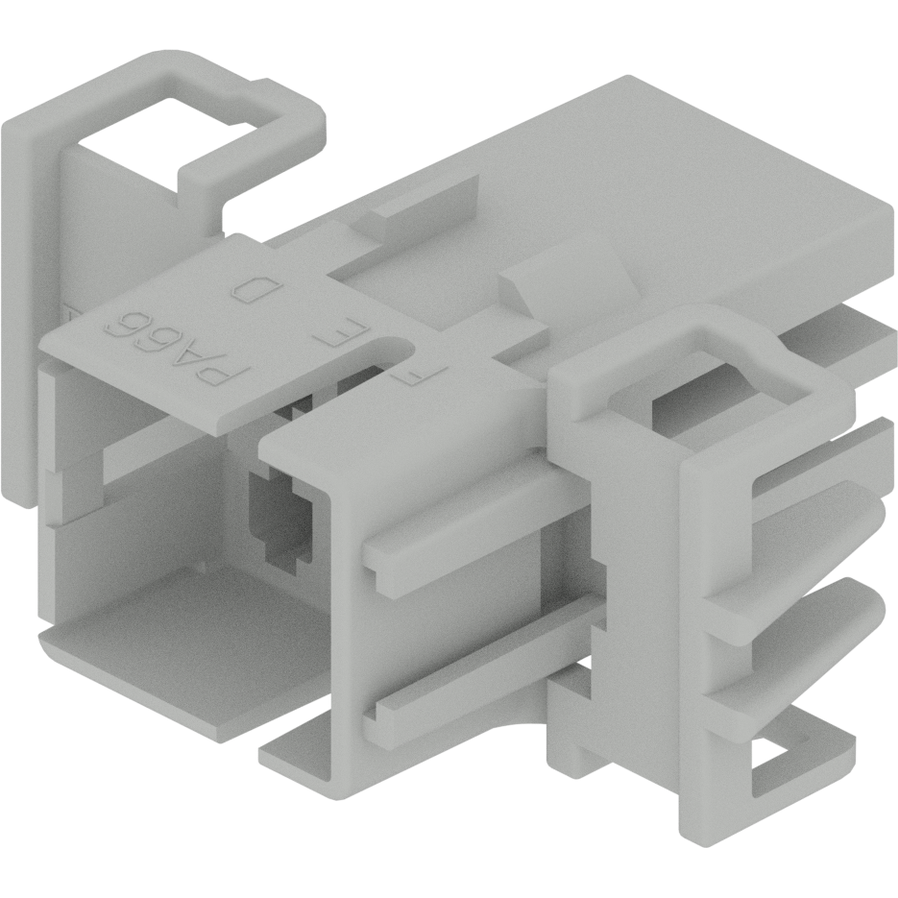 Delphi-12034481 Einzeladersteckverbinder, Gehäuse Conn Housing PL 6 POS Crimp ST Cable Mount Light Gray