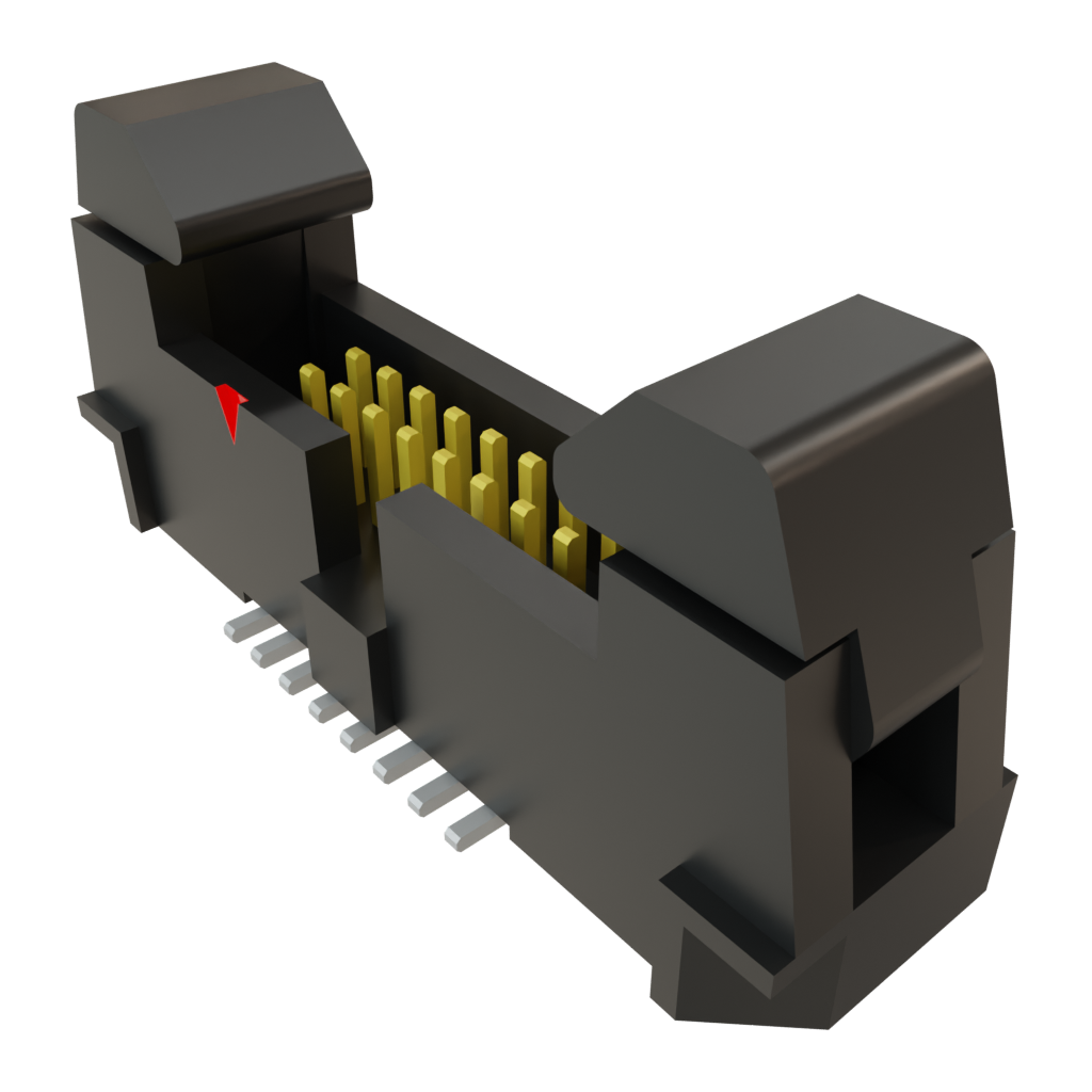 Samtec-EHF-108-01-L-D-SM Piastre connettori e prese PCB Conn Ejector Header HDR 16 POS 1.27mm Solder ST Top Entry SMD Tube